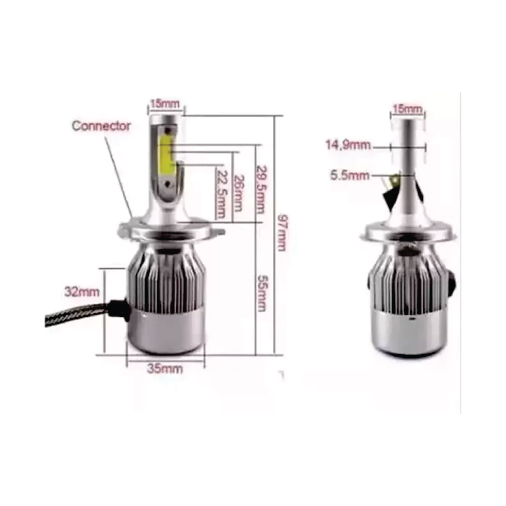 Lampara Cree Led C6 16000 LM - Imagen 5