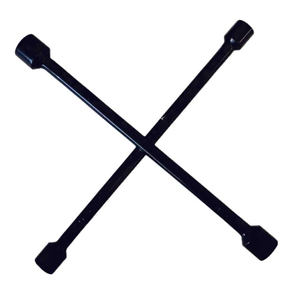 Llave cruz reforzada negra