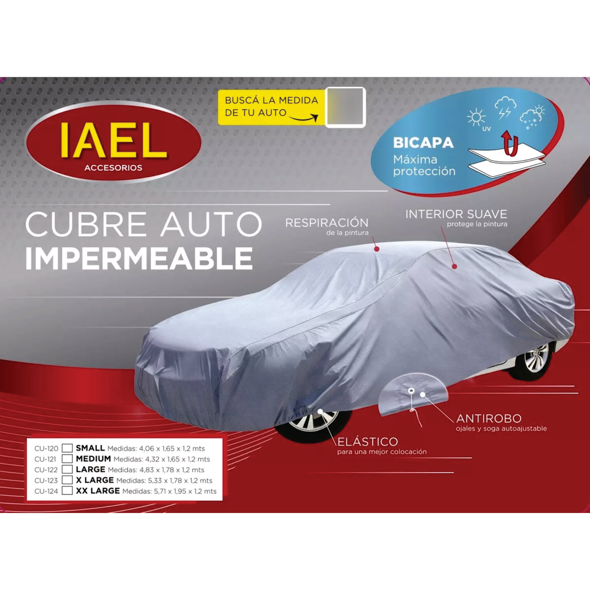 Cubre coche Bicapa microperforado - Imagen 2