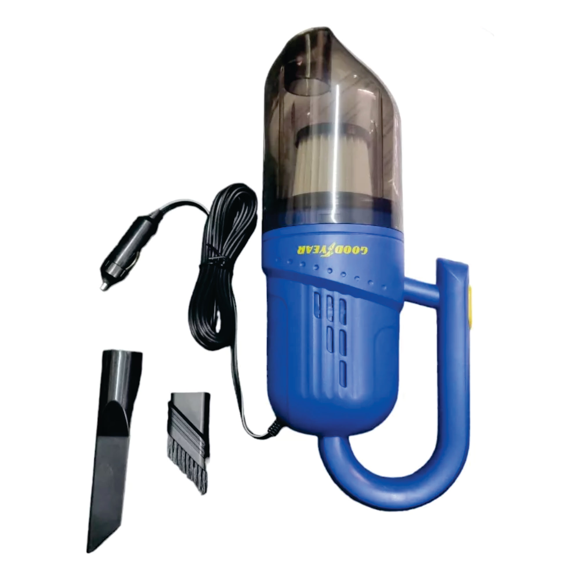 Aspiradora Auto 12v Goodyear 60w Con Luz Lavable Portatil - Imagen 3
