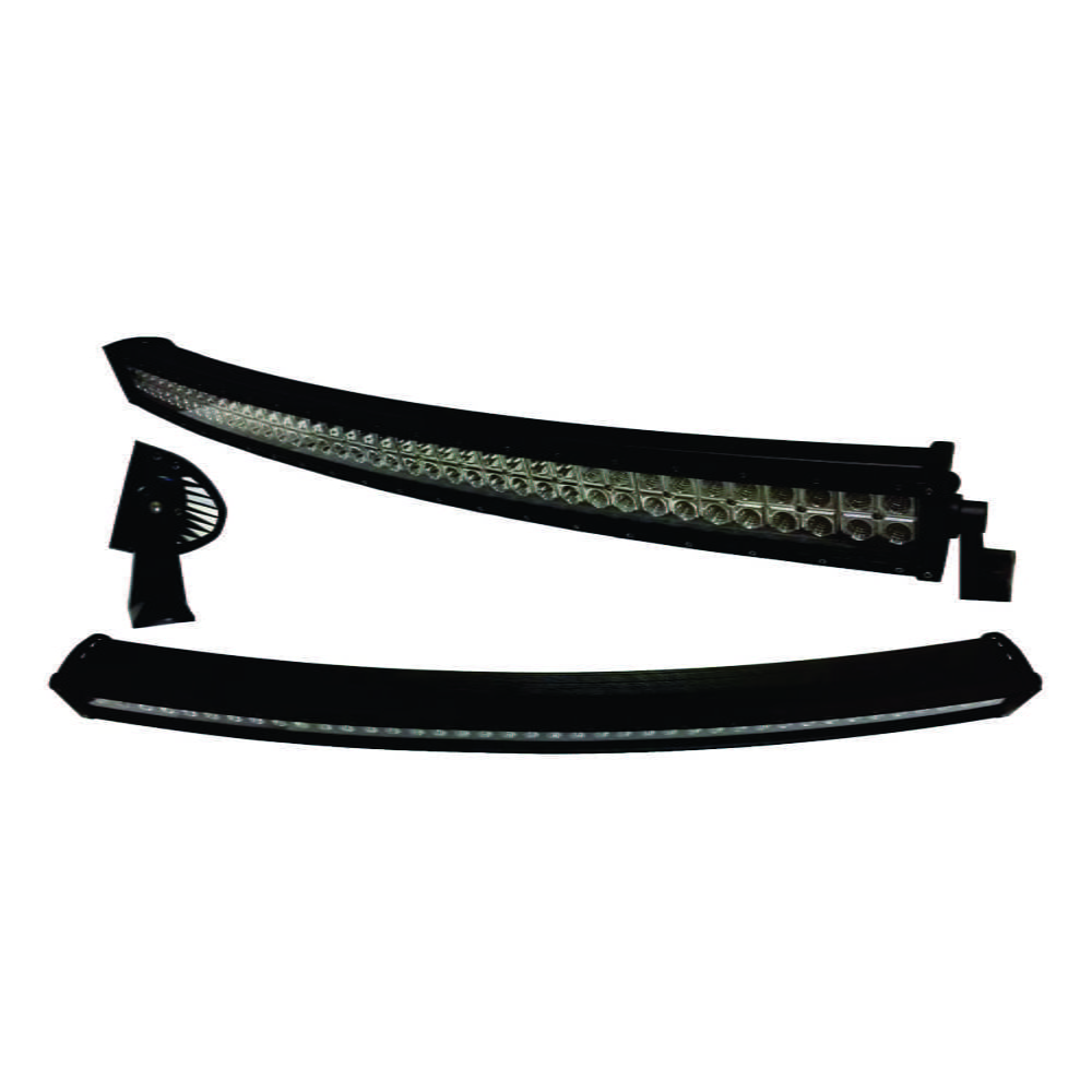 Barra Curva Auxiliar 60 Leds 80cm 180w Con Soporte