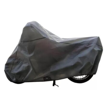 Funda Covertor Cubremoto Bicapa Impermeable Color Gris
