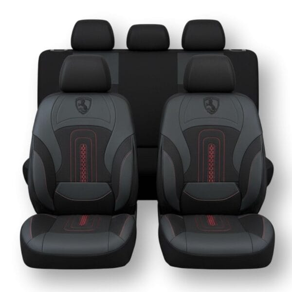 Funda Vulpin Origen Tela y Cuero Premium Deportiva Negra