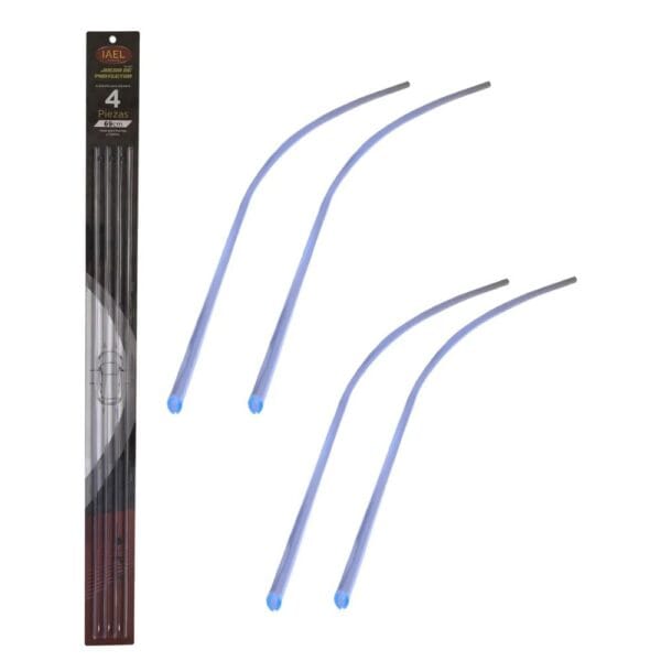 Moldura Protector Puerta U Transparente Para Vehiculos 4 Piezas