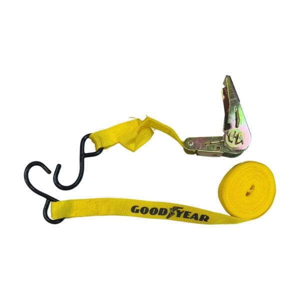 Cinta De Amarre Ajustable Crique Goodyear 1 X 5mts 2500kg Amarillo