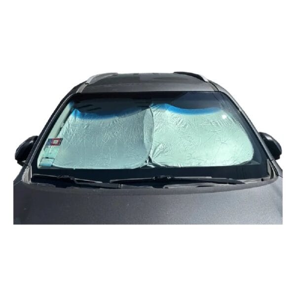 Cortina Parasol Tela Metalizada Ventana Plegable Auto 145x80