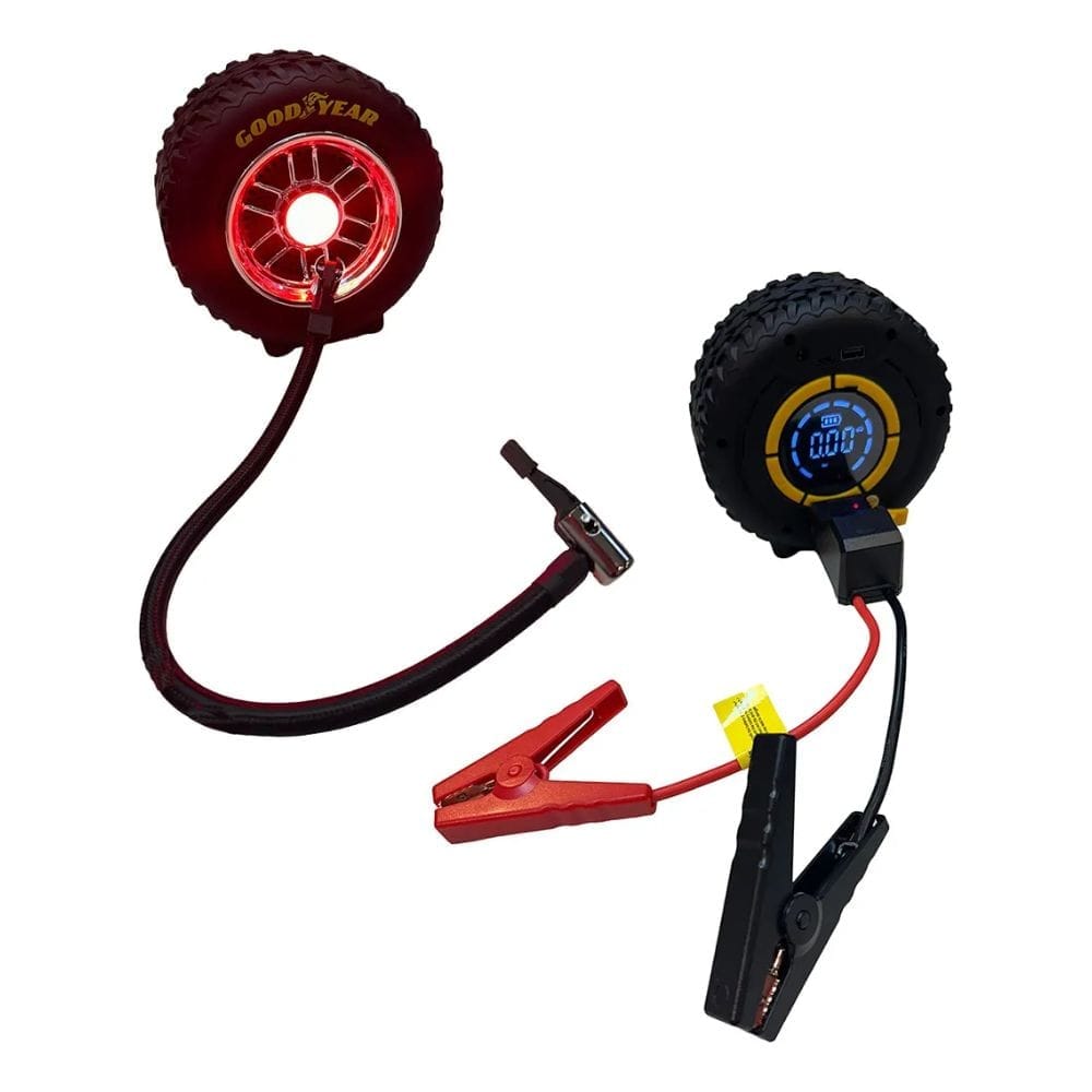 Compresor Rueda + Arrancador Bateria Inalambrico Portatil Goodyear - Imagen 3