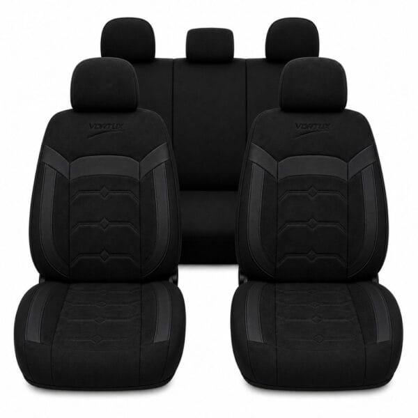 Funda Vortux Bastion Tela Gamuzada y Cuero Premium negra