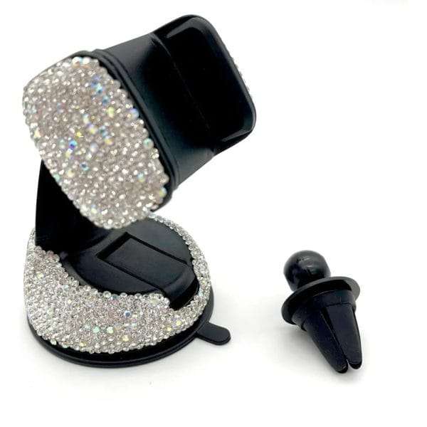 Soporte Porta Celular Con Strass Para Tablero O Ventilacion