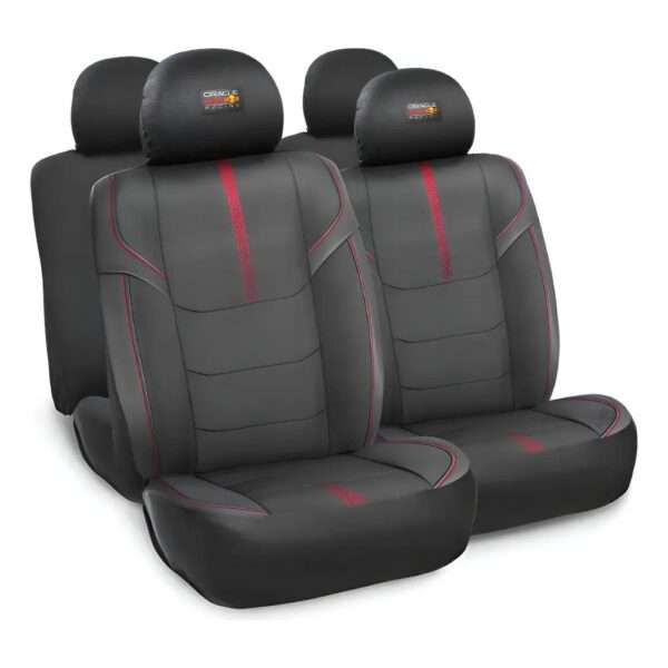 Funda Cubre Asiento Red Bull Oficial Color Negro