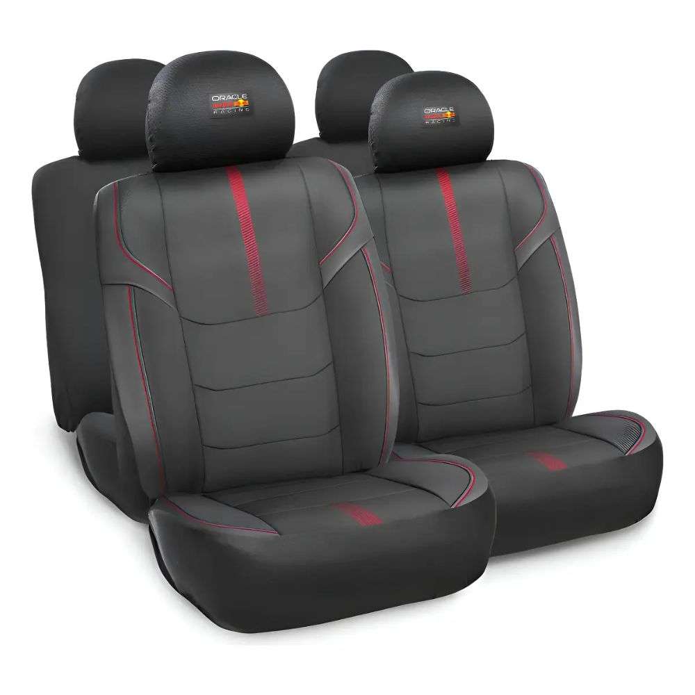 Funda Cubre Asiento Red Bull Oficial Color Negro